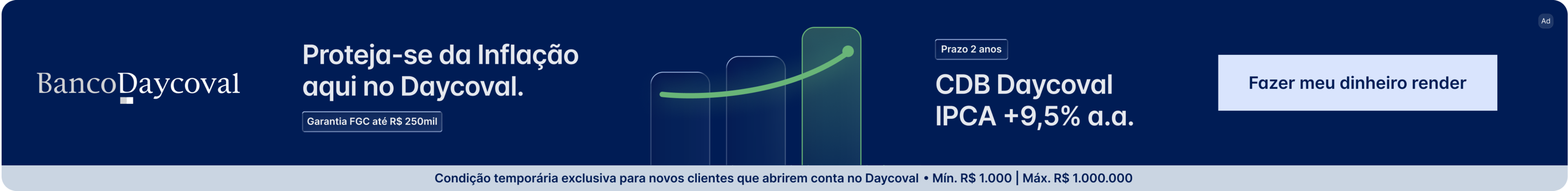 Oferta de CDB IPCA+ do Banco Daycoval