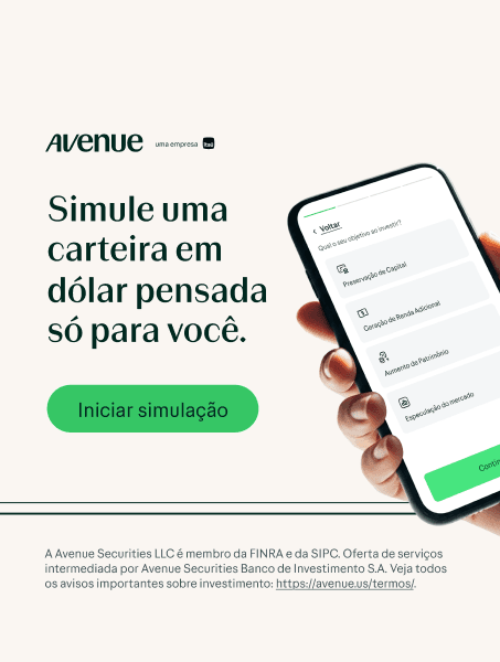 Simule uma carteira em dólar pensada só para você - Avenue