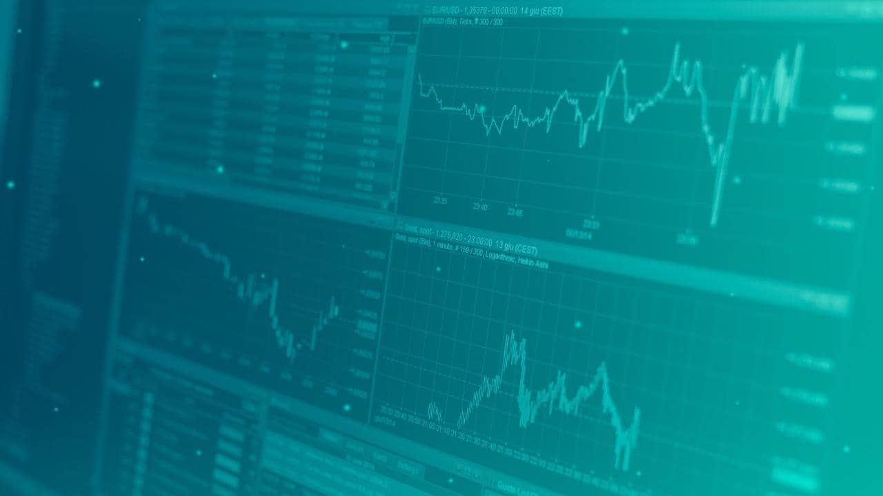 Gráfico financeiro.