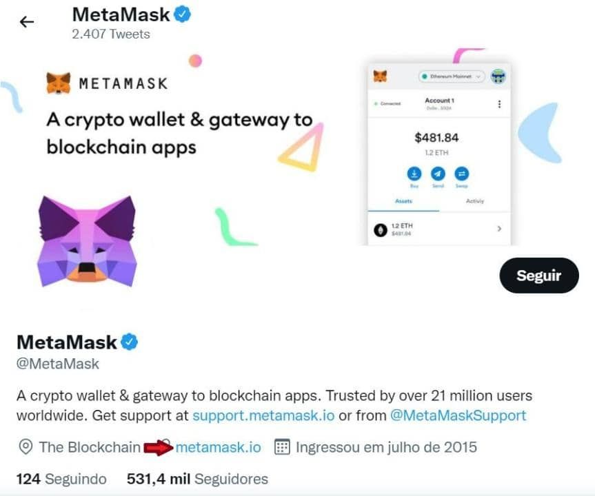 Metamask Twitter