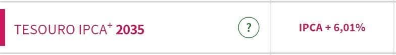 Tesouro IPCA