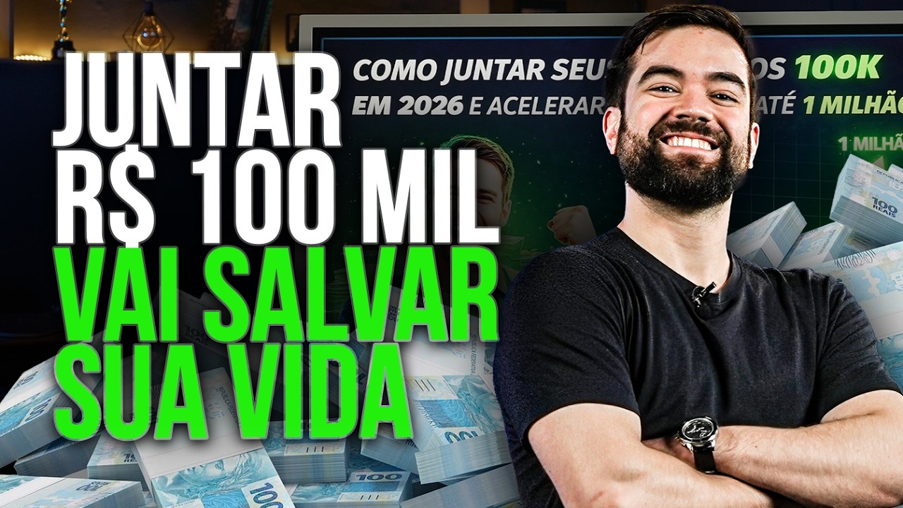 Como juntar seus primeiros 100k em 2026 e acelerar o caminho até 1 milhão!